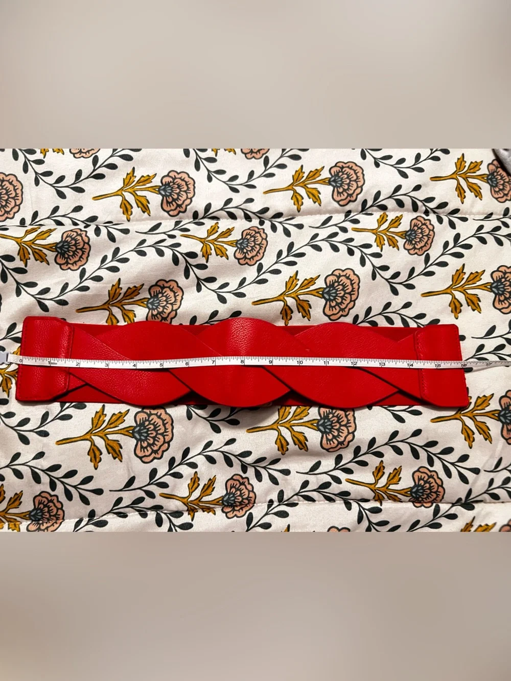 Red Braided Waist Belt - Women Accessories